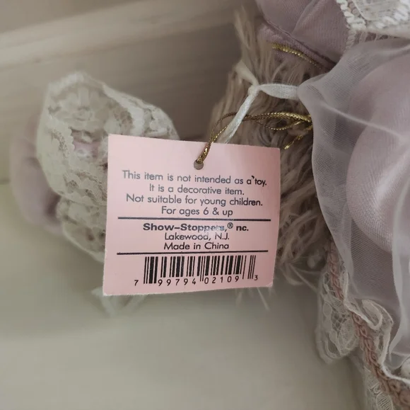 Show-Stoppers "Wild Berry" teddy bear doll plush stuffed w/tag 17" - Picture 5 of 10